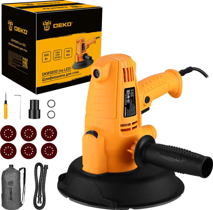 Шлифмашина для стен DEKO DKWS850 [085-1059]
