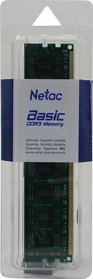 Оперативная память Netac Basic NTBSD3P16SP-04 DDR3 DIMM 4Gb PC3-12800