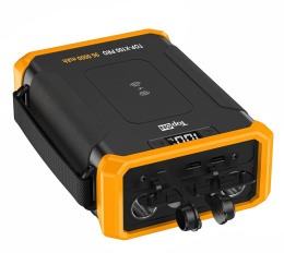 Электростанция портативная TopON TOP-X100Pro 96000mAh 5A QC3.0/PD3.0 3xUSB беспров.зар. черный/желтый чехол в комплекте 103098