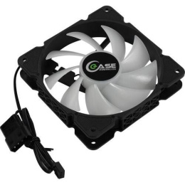 Powercase Вентилятор M3LED 5 color LED 120x120x25mm 100шт./кор, 3pin + Molex, 1150±10% об/мин Bulk