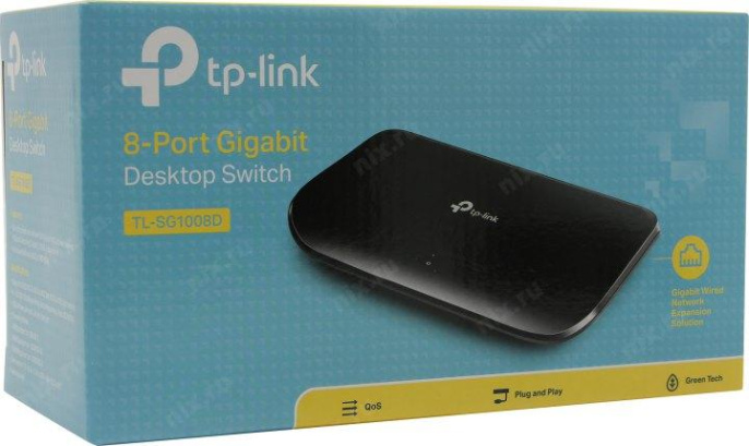 Коммутатор TP-Link TL-SG1008D (L2) 8x1Гбит/с неуправляемый