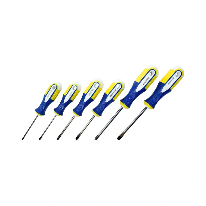 Набор отверток 6 шт. МастерАлмаз SL 6x100mm 5x75mm 3x75mm PH2x100mm PH1x75mm PH0x75mm 10504016
