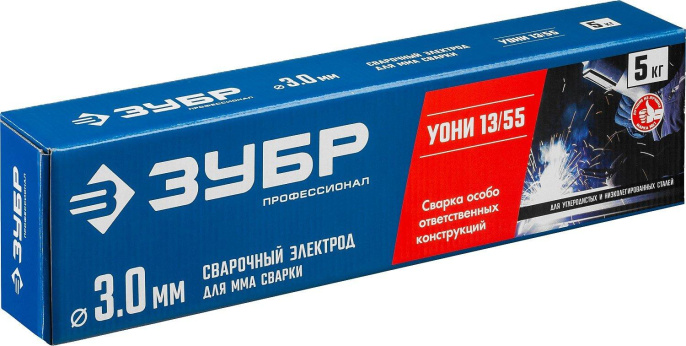 Электроды Зубр Профессионал, D3мм, 5кг [40025-3.0]