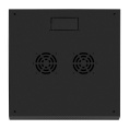 Шкаф телекоммуникационный 19" настенный 4U ExeGate EC-WM-4U.600.M.BLACK 19”, 4U, 600x600x280mm ШхГхВ , передняя дверь металл, съемные боковые панели, пыле- и влагозащита IP23, черный RAL 9004 EX300264RUS