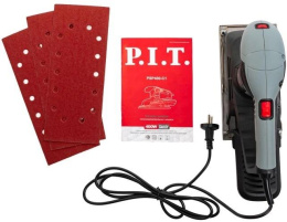 Виброшлифмашина P.I.T. PSP400-C1 400Вт, подошва 230х115 мм, 6000-11000 ход/мин