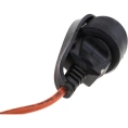 Удлинитель на рамке Gigant б/з ПВС 2х0,75 6A 10м IP 44 INDUSTRY EG PE-007