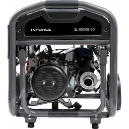 Бензиновый трехфазный генератор Inforce (8,5 кВт при 400/230В; эл.стартер; ATS; колёса и ручки) GL 8500E-3D