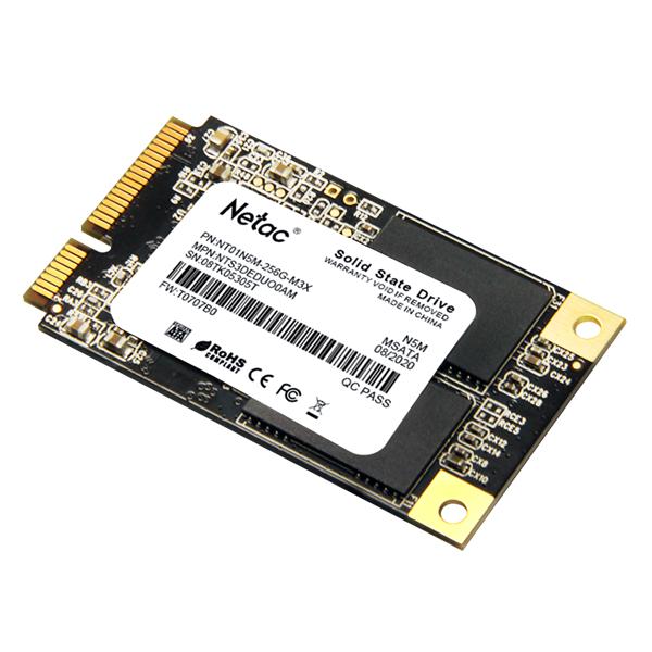 SSD накопитель NETAC N5M 256ГБ, mSATA, SATA III,  mSATA [nt01n5m-256g-m3x]