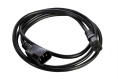 Шнур питания Rem (R-10-Cord-C13-C14-3) C13-С14 проводник.:3x1мм2 3м 220В 10А (упак.:1шт) черный