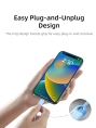Кабель USB-C CABLETIME CUP1H (CT-CM100-PBW1) черный 1 м для смартфонов, планшетов