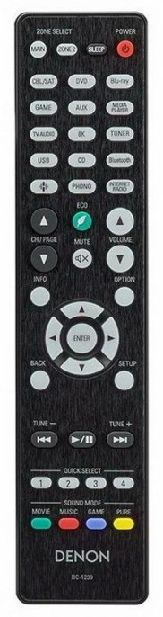 Ресивер AV Denon AVR-X3700H 9.2 черный