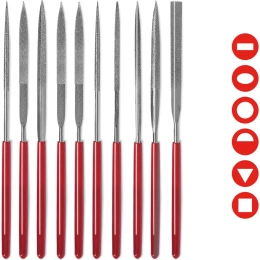 Набор алмазных надфилей VIRA 140x70 мм 10 шт 822013