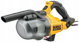 Пылесос DeWalt DCV501LN-XJ щеточный, ручной, объем бака: 0.75л, источник питания: аккумулятор, Li-Ion, 18В, тип пылесборника: контейнер, длина всасывающего шланга: 0.625м, уровень шума: 75дБ А , уровень звуковой мощности: 87дБ А