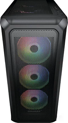 Корпус ATX Без БП Cougar Archon 2 Mesh RGB (CGR-5CC5B-MESH-RGB) / 3x120mm ARGB Fan / VGA Card Length 315mm / CPU Cooler Height 170mm / TG / Black