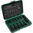 Комплект ударных торцевых головок-бит TORX (T10-T60; 1/4"; 12 шт.) Hans 896014-12