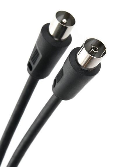 NONAME Кабель-удлинитель антенный Telecom TV m /F-TV f 3м. черный TTV9501-3M