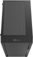 Корпус mATX Oklick OCC-MN307, Mini-Tower, без БП,  черный