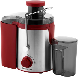 Соковыжималка центробежная Galaxy Line GL 0816 850Вт рез.сок.:550мл. красный/серебристый