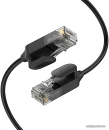 Кабель UGREEN NW122 70334 CAT 6A Pure Copper Ethernet Cable. Диаметр 2.8. Длина: 2м. Цвет: черный