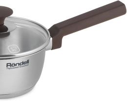 Ковш Rondell Coffee Bean RDS-1643 1.3л. d 16см с крышкой стальной
