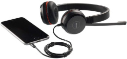 Гарнитура Jabra Evolve 30 II MS, для контактных центров, накладные, проводные, черный [5399-823-309]