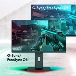 23.8" Монитор GMNG Gaming GM-24F03, 1920x1080, IPS, 180Гц, 2хHDMI, 1хDP, черный [gm24sg03]