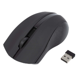 Мышь HIPER беспроводная HOMW-071 {1000dpi, черный, USB, 3кнп}