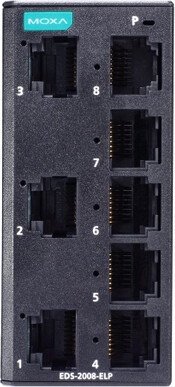 Неуправляемый коммутатор MOXA EDS-2008-ELP, Entry-level, 8 портов 10/100 TP, от -10 до 60°C