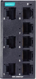 Неуправляемый коммутатор MOXA EDS-2008-ELP, Entry-level, 8 портов 10/100 TP, от -10 до 60°C