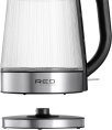Чайник электрический RED SOLUTION G121, 1.8л, стекло/металл/пластик