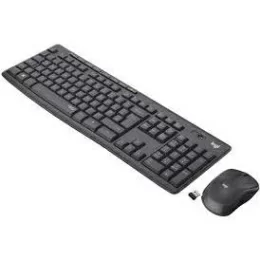 920-009807 Logitech Клавиатура + мышь MK295 с поддержкой SilentTouch заводская гравировка RU/LAT