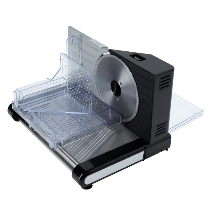 Ломтерезка RAGEX R2101-000 с регулировкой толщины нарезки, 160 Вт, черный