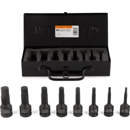 Набор ударных головок 6-гранных 8 шт; 1/2" WIEDERKRAFT WDK-705H