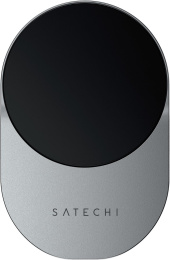 Автомобильное беспроводное зарядное устройство Satechi Qi2 Wireless Car Charger 15W. Цвет: серый космос
