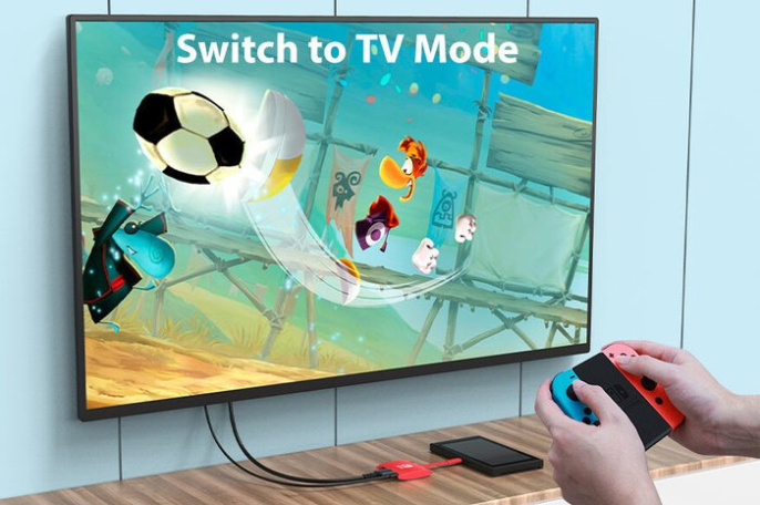 Док-станция Switch CABLETIME CB40U CT-SHUB31-PBU для Nintendo Switch OLED 3 в 1 USB C HUB Blue