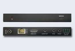 TNTV/TNT MMS-1201HDBT Удлинитель, HDMI HDBase-T+RS232+IR, 150 м., 1xUTP, макс.разр.3840x2160 60Hz 4:4:4 120м Cat6/1080p 150м Cat 5e/6, HDMI+3-контактн.клемма+MINIJACK+RJ45, DC 24V, POC