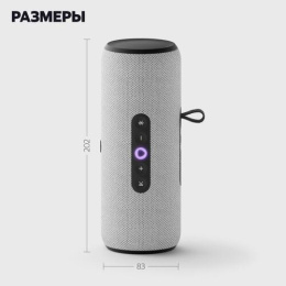 Умная колонка ЯНДЕКС Станция Стрит, 30Вт, с Алисой, серый [yndx-00030gry]