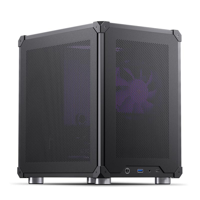 Корпус без блока питания Case JONSBO C6, Mini-Tower, no fan, 1xUSB-A 3.0 + 1xUSB-C 3.1, mATX, mITX Black