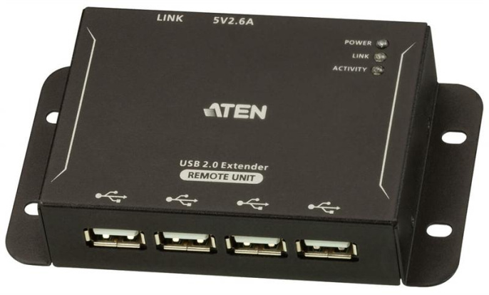 Удлинитель ATEN 4-Port USB 2.0 CAT 5 Extender up to 50m UCE3250-AT-G