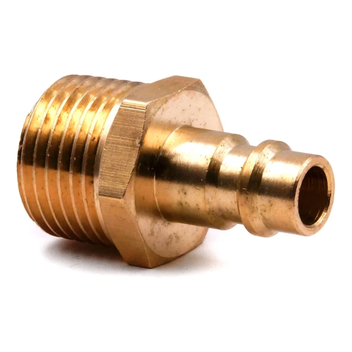 Соединение быстросъемное HQ-PM12 «папа»-нар. резьба 1/2" (латунь) HQ-mech УТ000002474