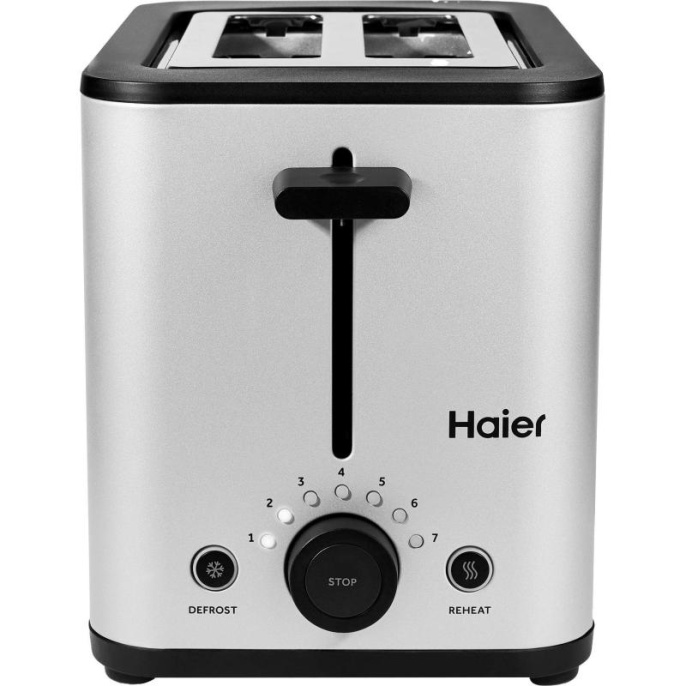 Тостер HAIER HT-601,  серебристый [f90045m00ru]