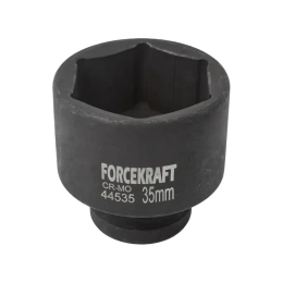 Головка ударная 6-гранная 35 мм, 1/2''DR fk-44535 Forcekraft 52599