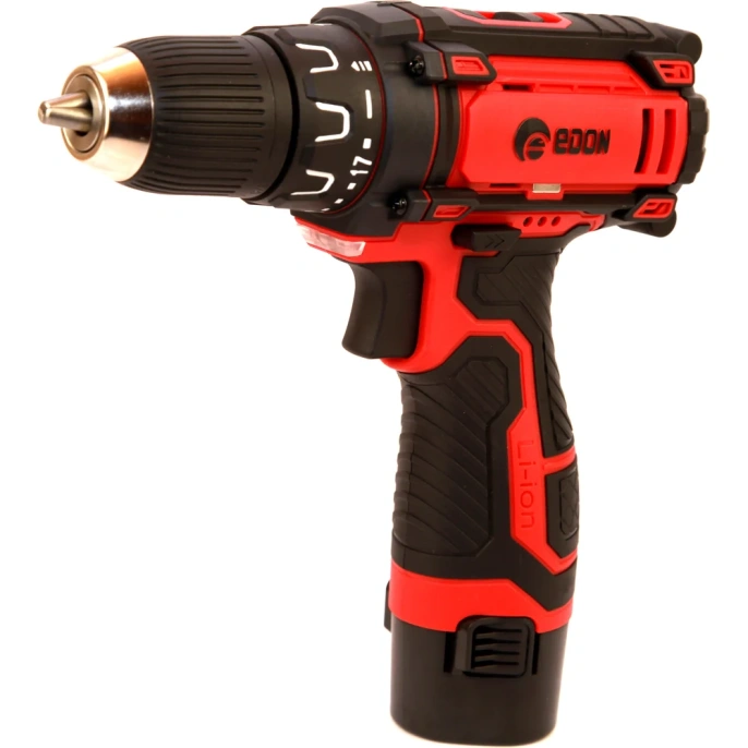 Дрель-шуруповерт EDON AD-12А, 2Ач,  с двумя аккумуляторами [15420]