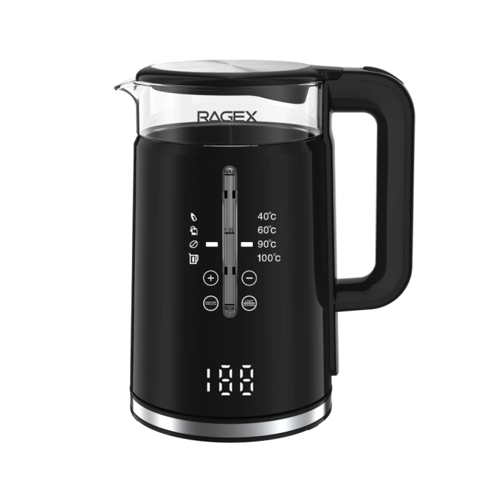 Электрический чайник RAGEX R2402, 1.5 л, 2200 Вт, цвет: 000 черный R2402-000