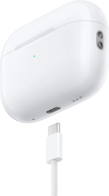 Наушники Apple AirPods Pro 2 2023 A3047/A3048/A2968, Bluetooth, внутриканальные, белый [mtjv3hn/a]