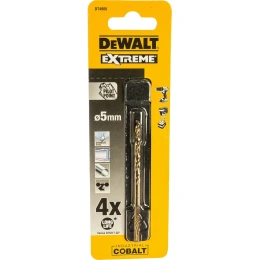 Сверло по металлу COBALT 5% 5х86х46 мм DEWALT DT4906 (DT4906 COBALT)
