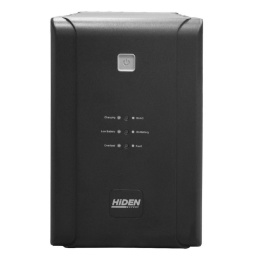 ИБП HIDEN EXPERT ULS1000E 1000ВА/600Вт {Линейно-интерактивный,4xSchuko+2xIEC C13 LED, USB, встроенные АКБ 2x12B/7Ач} {УТ-00002356}