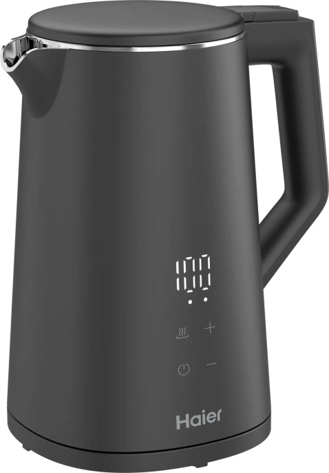 Чайник электрический Haier HK-503 1.7л. 2200Вт черный корпус: пластик FM04WQD00RU