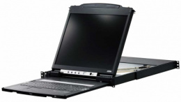 KVM консоль ATEN 19" Dual Rail LCD Console PS/2-USB, VGA CL5800N-ATA-RG