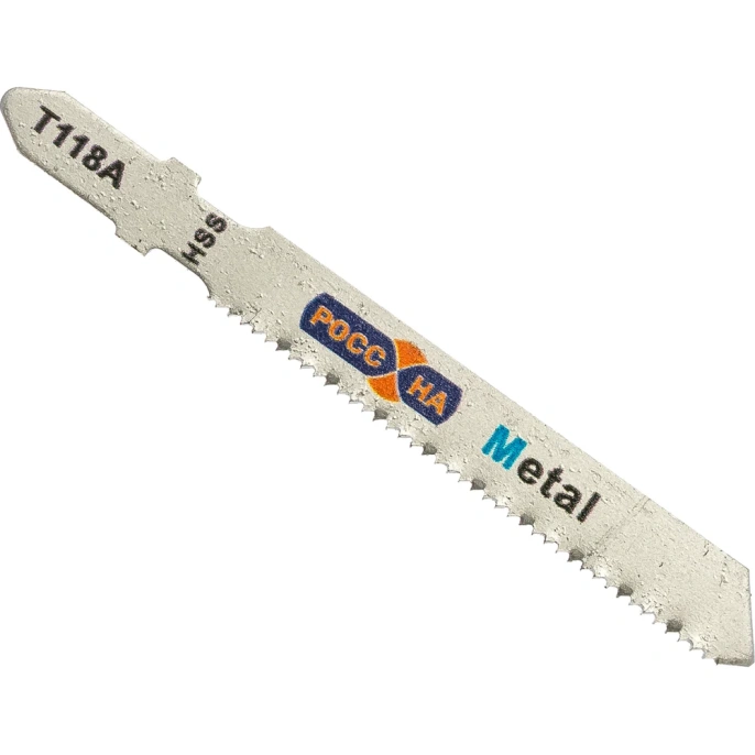 Пилки по стали T118A HSS (2 шт; 75х50 мм) для лобзика РОССНА Р860577